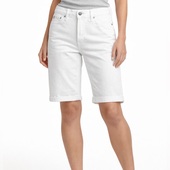 Anthropologie Pants - PAIGE Women’s White Denim Bermuda Shorts Size 27 Anthropologie NWT